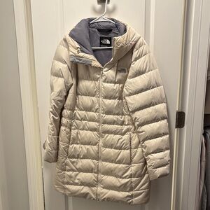 The North Face Women's Beige Puffer Coat